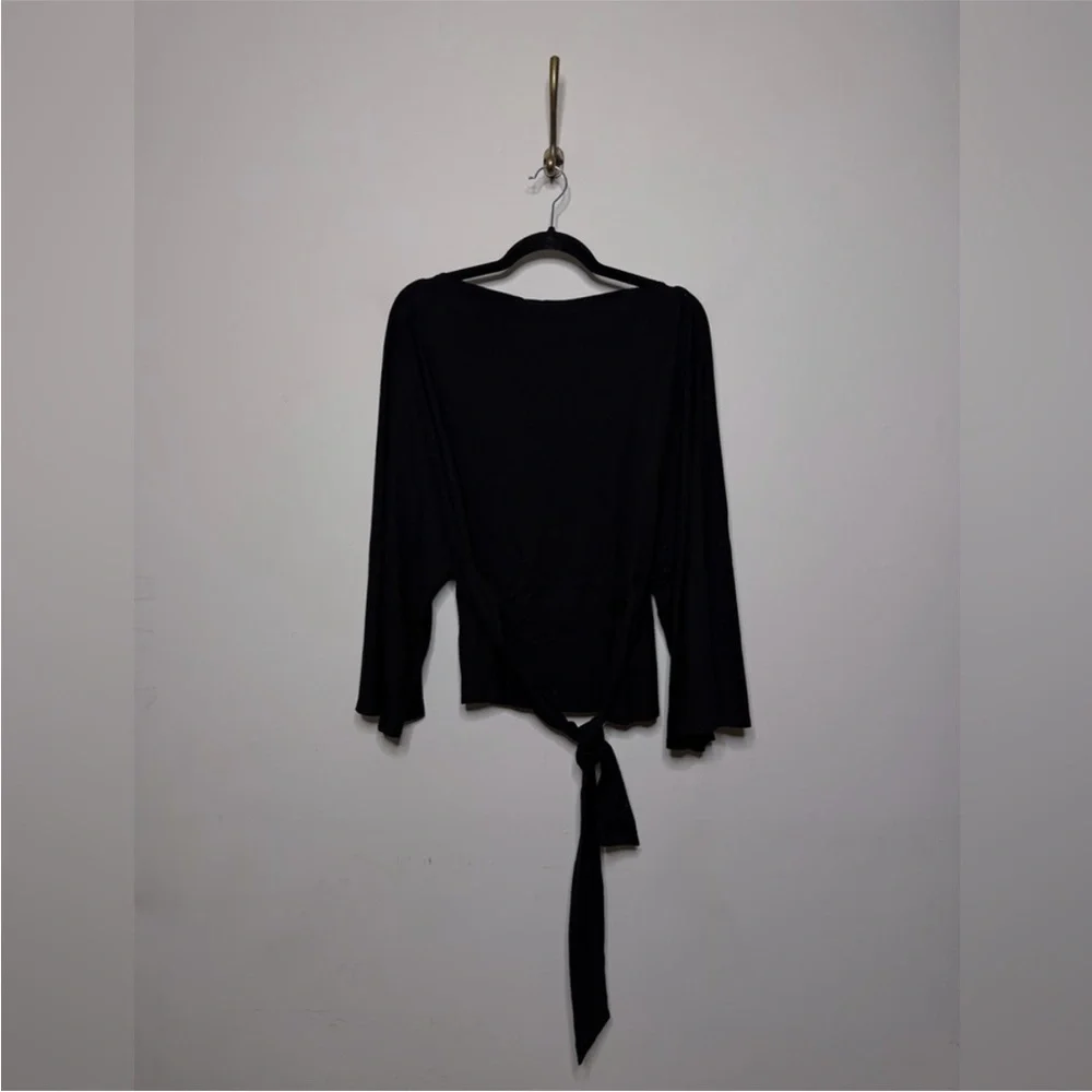 Reformation Avery Knit Top in Black_5